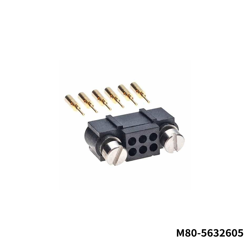 Harwin M80-5632605 Power to the Board Datamate J-Tek 13+13 WAY MALE CRIMP S/BORE W/HOOD