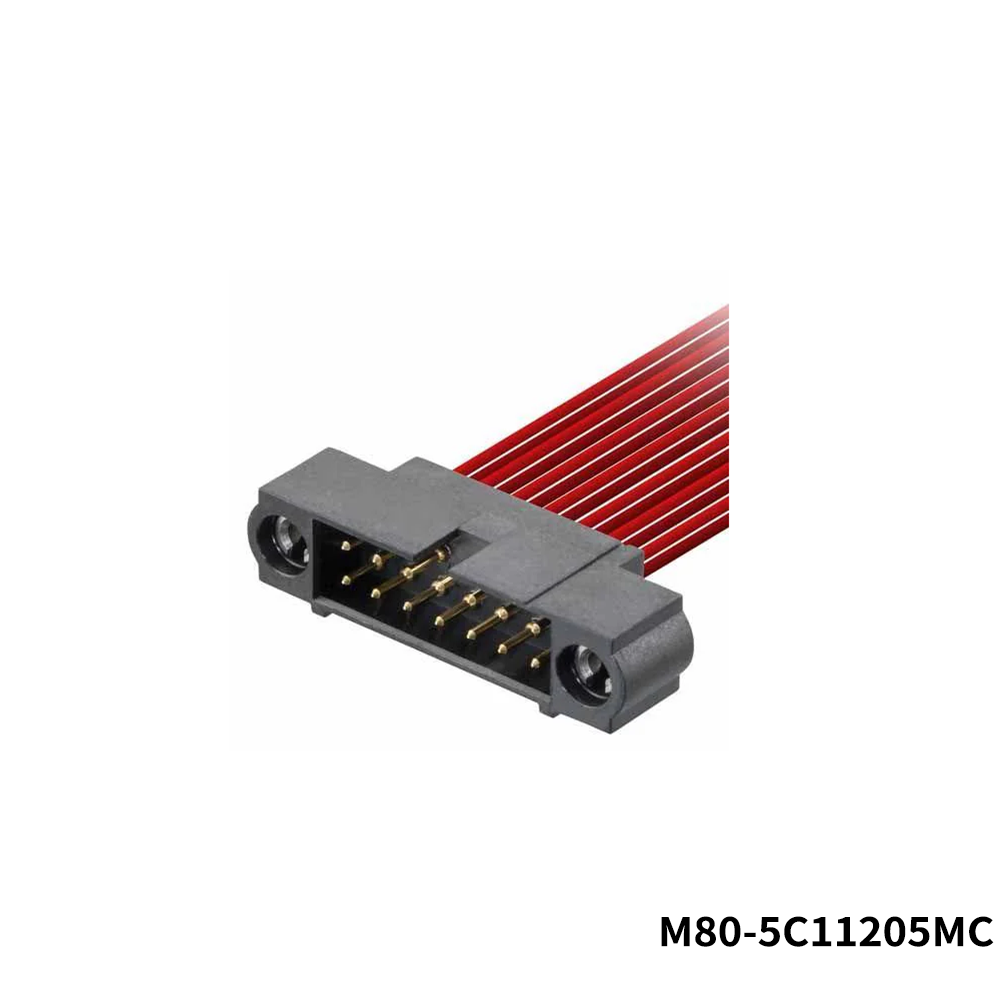 Harwin M80-5C11205MC Power to the Board Datamate J-Tek 10+10 Pos. Male DIL 24-28AWG Cable Conn. Kit, 101Lok