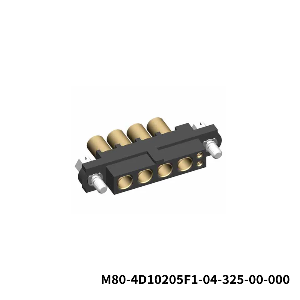 Harwin M80-4D10205F1-04-325-00-000 Heavy Duty Power Connectors Datamate Mix-Tek 2+4 Pos. Female 22AWG+16AWG Cable Conn. Kit, Jackscrews