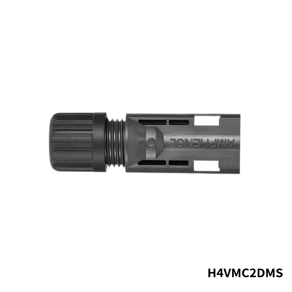 Amphenol Industrial H4VMC2DMS Solar Connectors / Photovoltaic Connectors MALE H4 Pro CABLE CONNECTOR FOR 2.5SQMM/14AWG DUAL CERTIFIED STAMPED & FORMED CONTACT INCLUDED