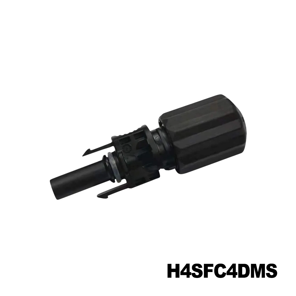 Amphenol Industrial H4SFC4DMS Solar Connectors / Photovoltaic Connectors FEMALE H4 PLUS CABLE CONNECTOR FOR 4SQMM/12AWG AND 6SQMM/10AWG DUAL CERTIFIED STAMPED & FORMED CONTACT INCLUDED