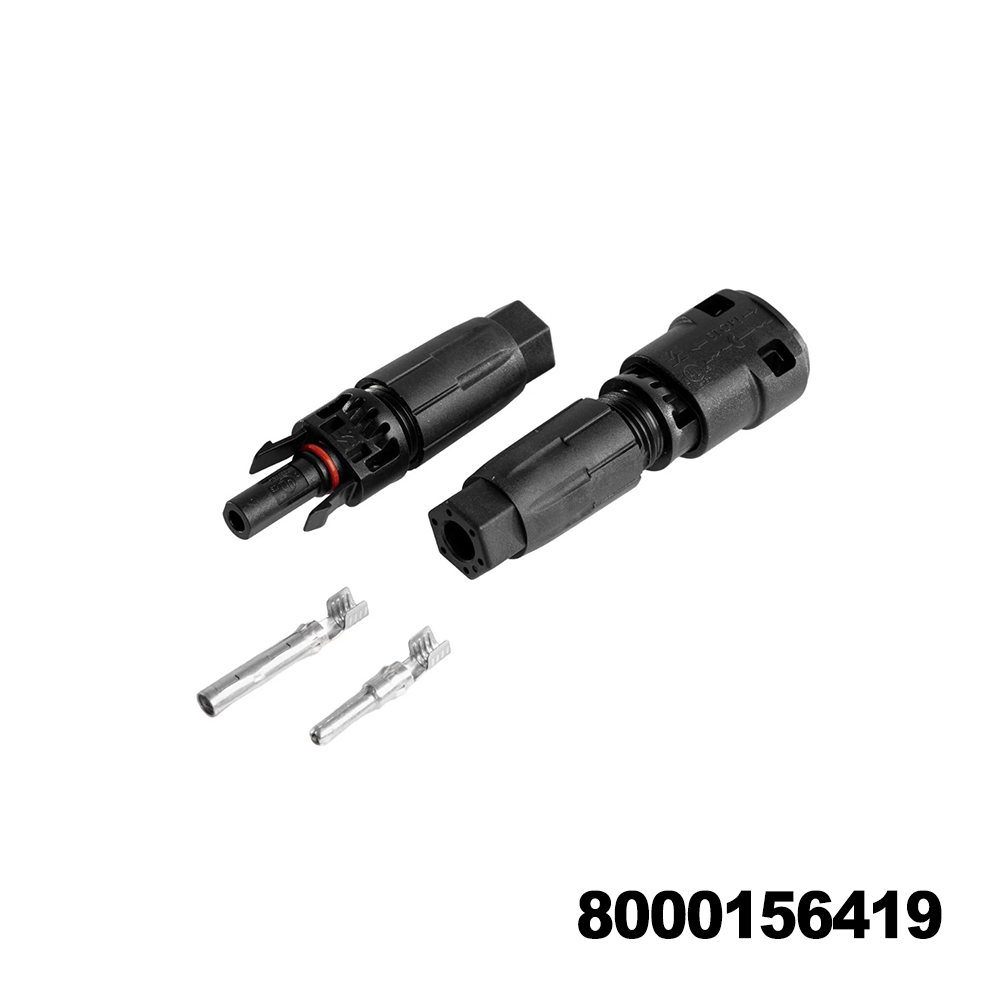 Weidmuller 8000156419 Solar Connectors / Photovoltaic Connectors PV Panel Male and Female Coupling connectors, Crimp Contacts, 4 mm and 6 mm (AWG 12 and AWG 10), 35 A, 1500 V