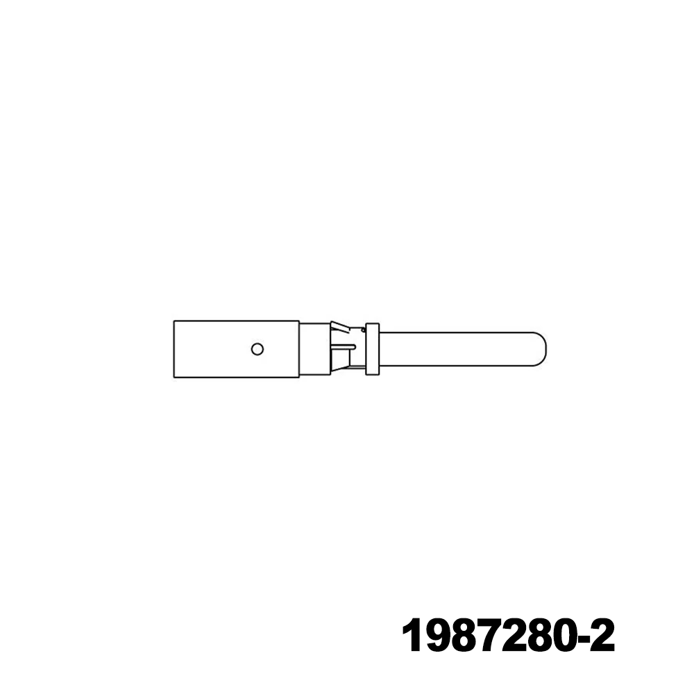 TE Connectivity / P&B 1987280-2 Solar Connectors / Photovoltaic Connectors HVT PIN CONTACT