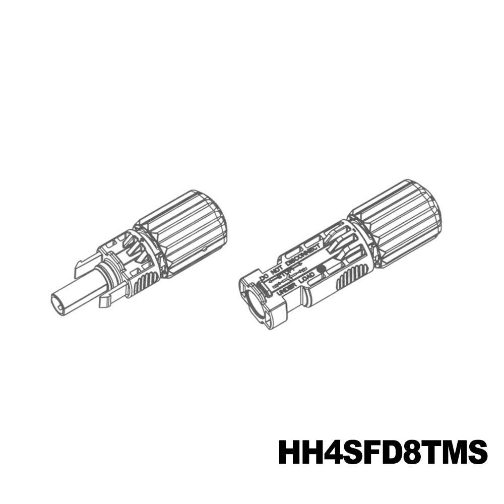 Amphenol Industrial HH4SFD8TMS Solar Connectors / Photovoltaic Connectors