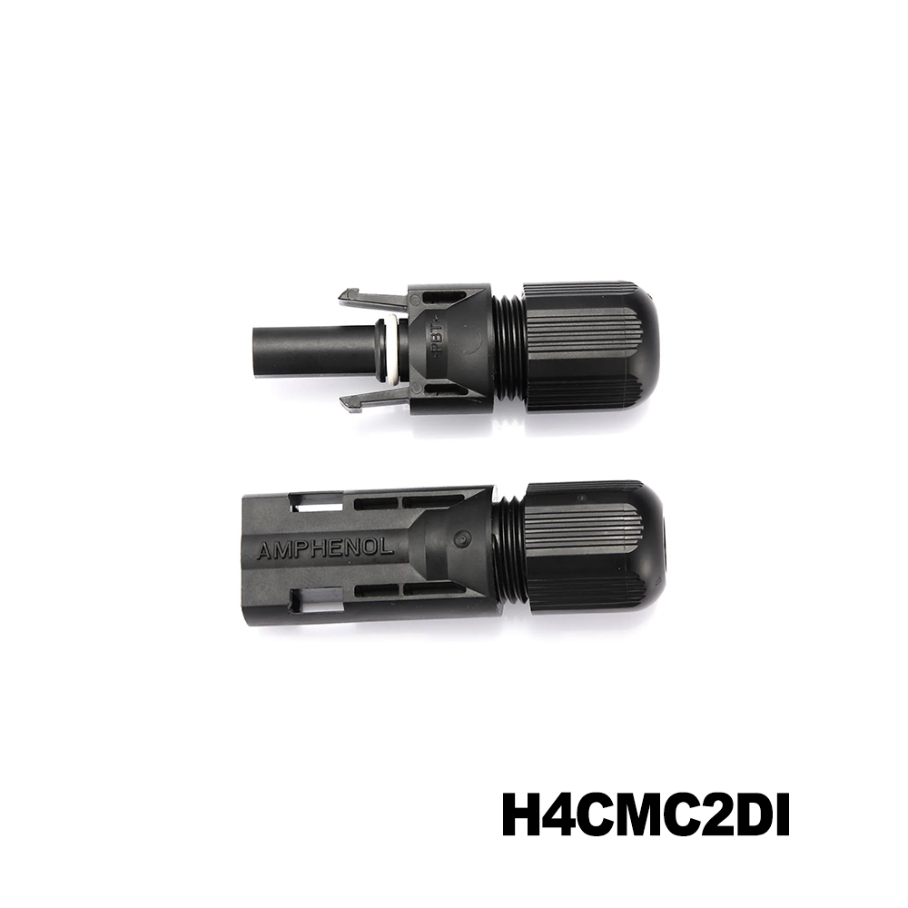 Amphenol Industrial H4CMC2DI Solar Connectors / Photovoltaic Connectors SOLAR H4 HELIOS MALE 14 AWG