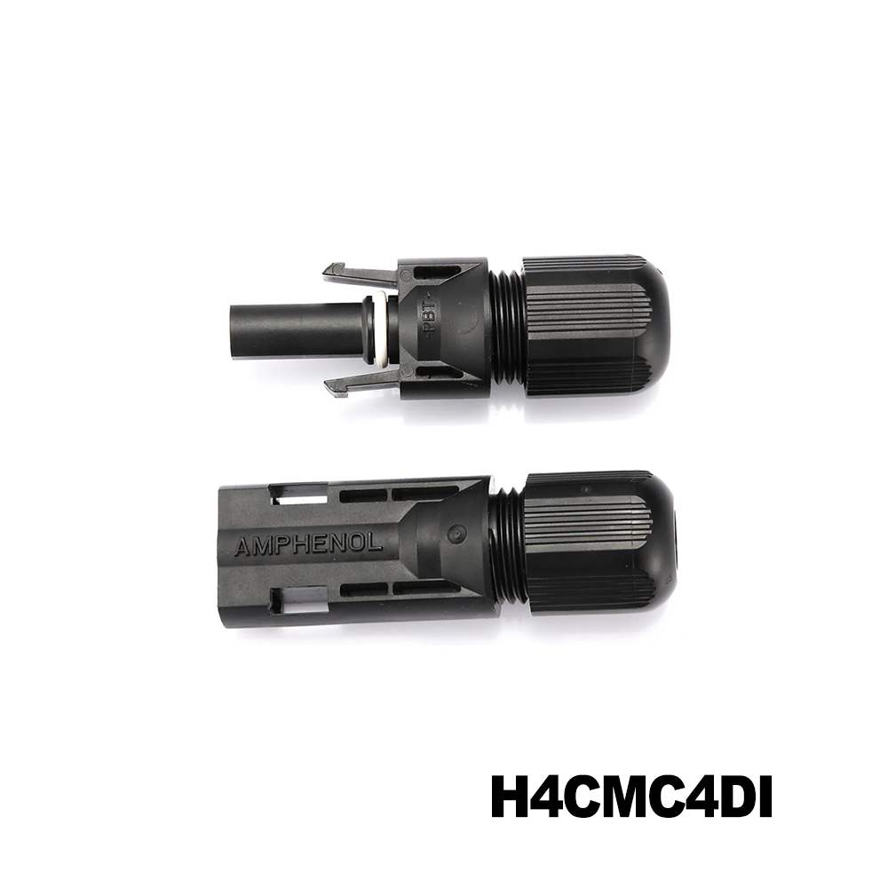 Amphenol Industrial H4CMC4DI Solar Connectors / Photovoltaic Connectors SOLAR H4 HELIOS MALE 12 AWG