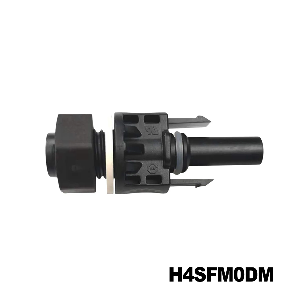 Amphenol Industrial H4SFM0DM Solar Connectors / Photovoltaic Connectors FEMALE H4 PLUS BULKHEAD CONNECTOR LESS CONTACT,400/BAG