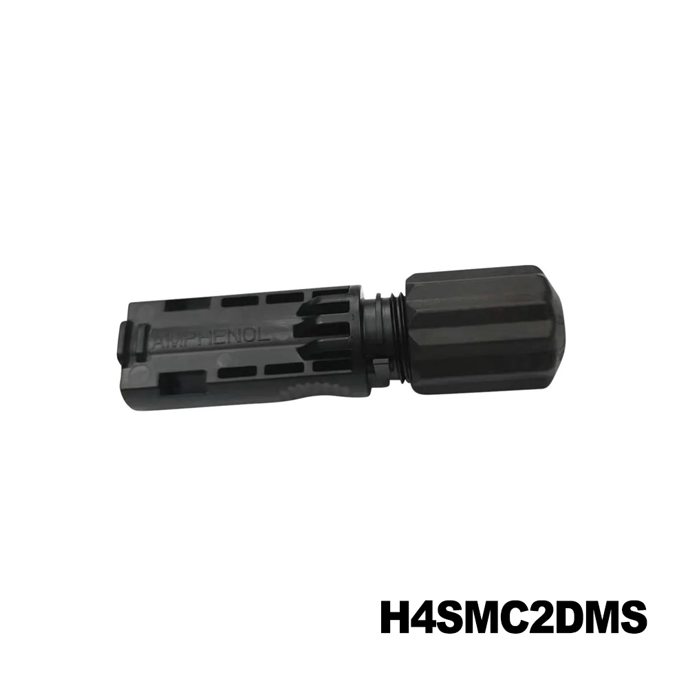 Amphenol Industrial H4SMC2DMS Solar Connectors / Photovoltaic Connectors MALE H4 PLUS CABLE CONNECTOR FOR 2.5SQMM/14AWG DUAL CERTIFIED STAMPED & FORMED CONTACT INCLUDED, 400/bag