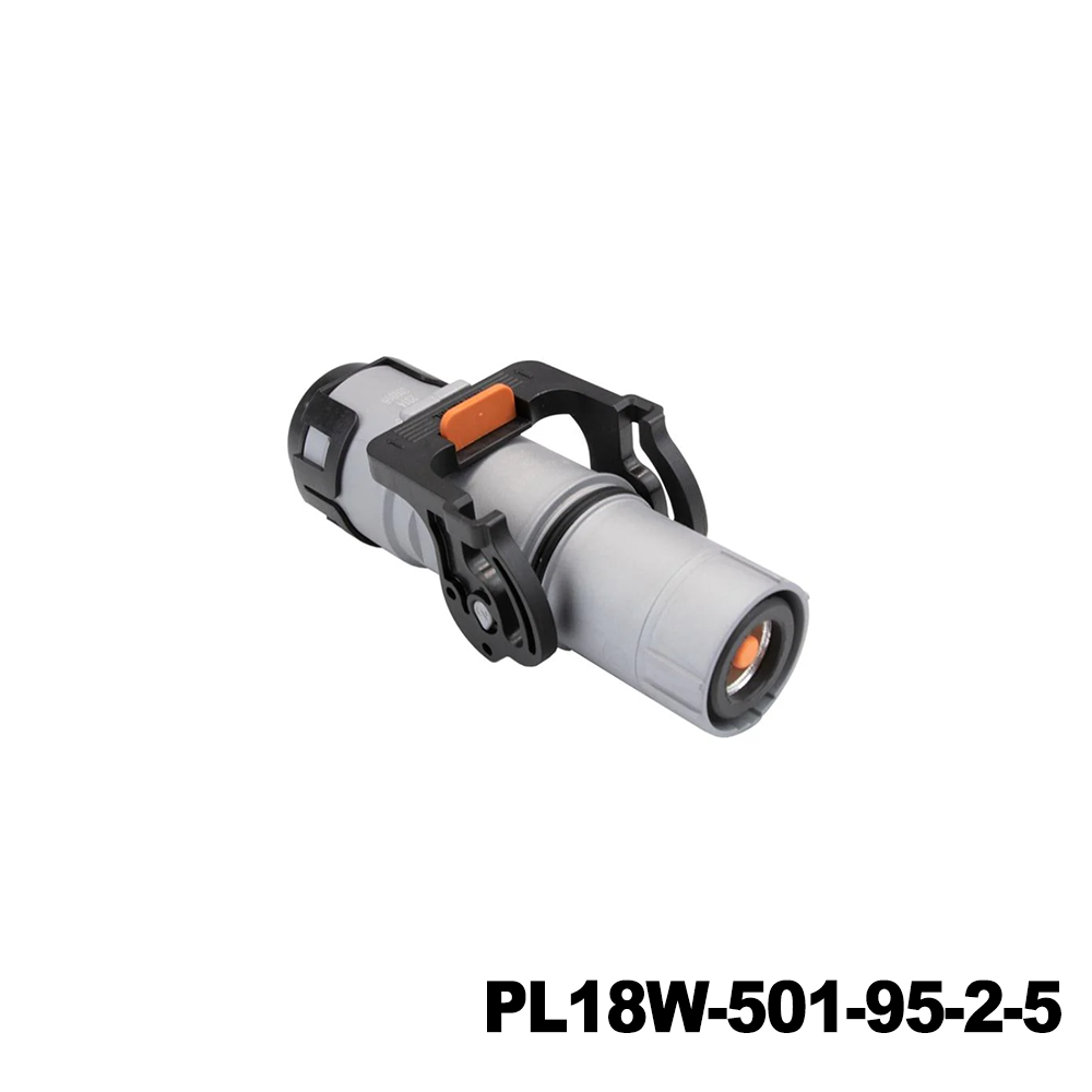 Amphenol Technical Products PL18W-501-95-2-5 EV Connectors POWERLOK 14MM G2 1POS STR PLUG