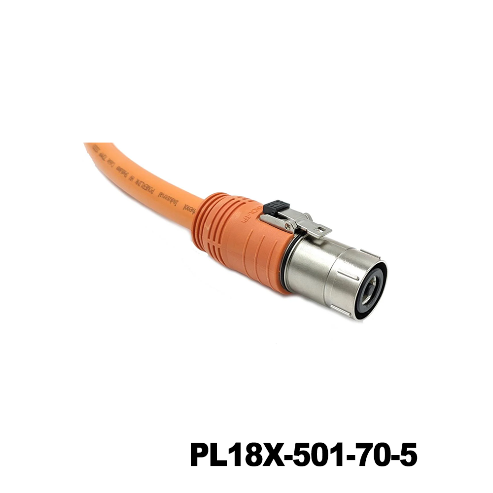 Amphenol Technical Products PL18X-501-70-5 EV Connectors 14MM POWERLOK SINGLE WAY PLUG STRAIGHT FOR 70MM X KEY WITH HVIL