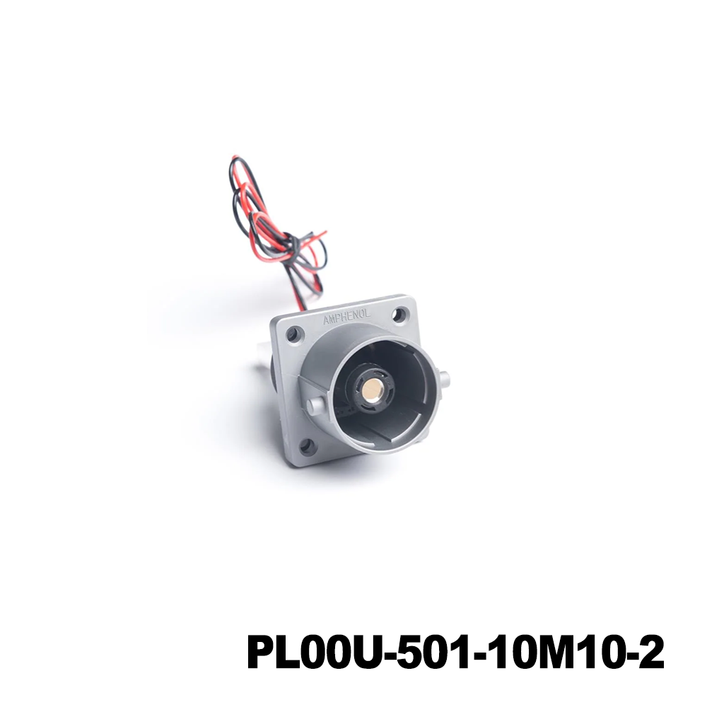 Amphenol Technical Products PL00U-501-10M10-2 EV Connectors POWERLOK 14MM G2 1POS RCPT FLAT BUSBAR M10 HOLE U KEYING WITH HVIL