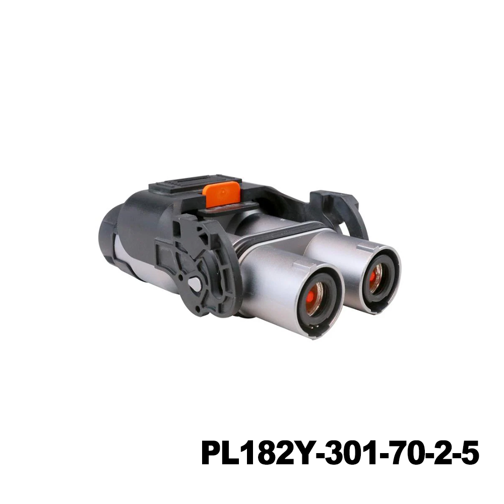Amphenol Technical Products PL182Y-301-70-2-5 EV Connectors POWERLOK 10MM G2 2POS STR PLUG
