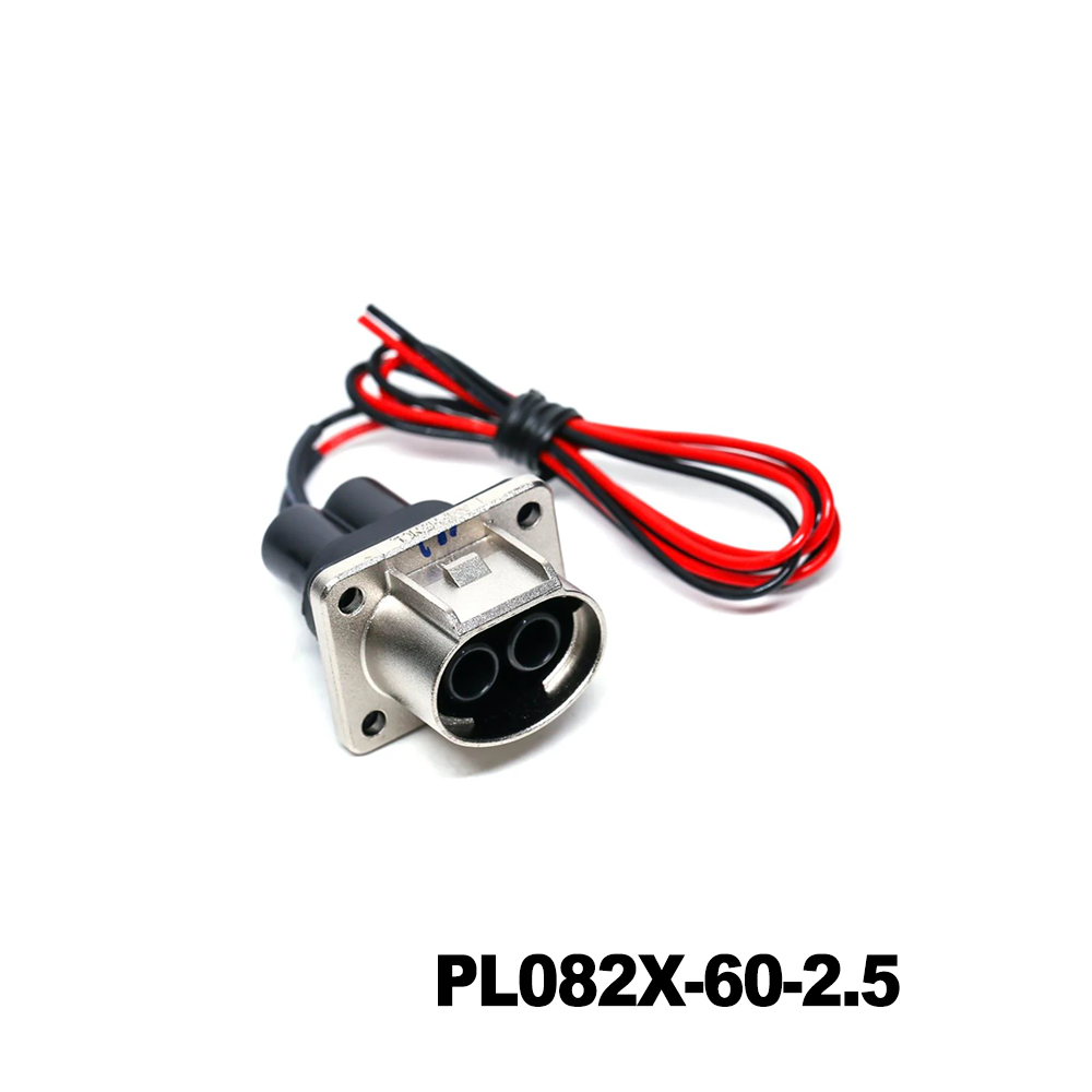 Amphenol Technical Products PL082X-60-2.5 EV Connectors 4.0MM POWERLOK 2 WAY RECEPTACLE FOR 2.5MM X KEY WITHOUT HVIL