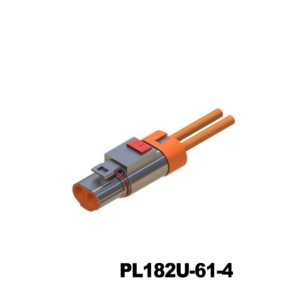 Amphenol Technical Products PL182U-61-4 EV Connectors 4,0MM 2 WAY PLG SRT FOR 4MM2 U KEY