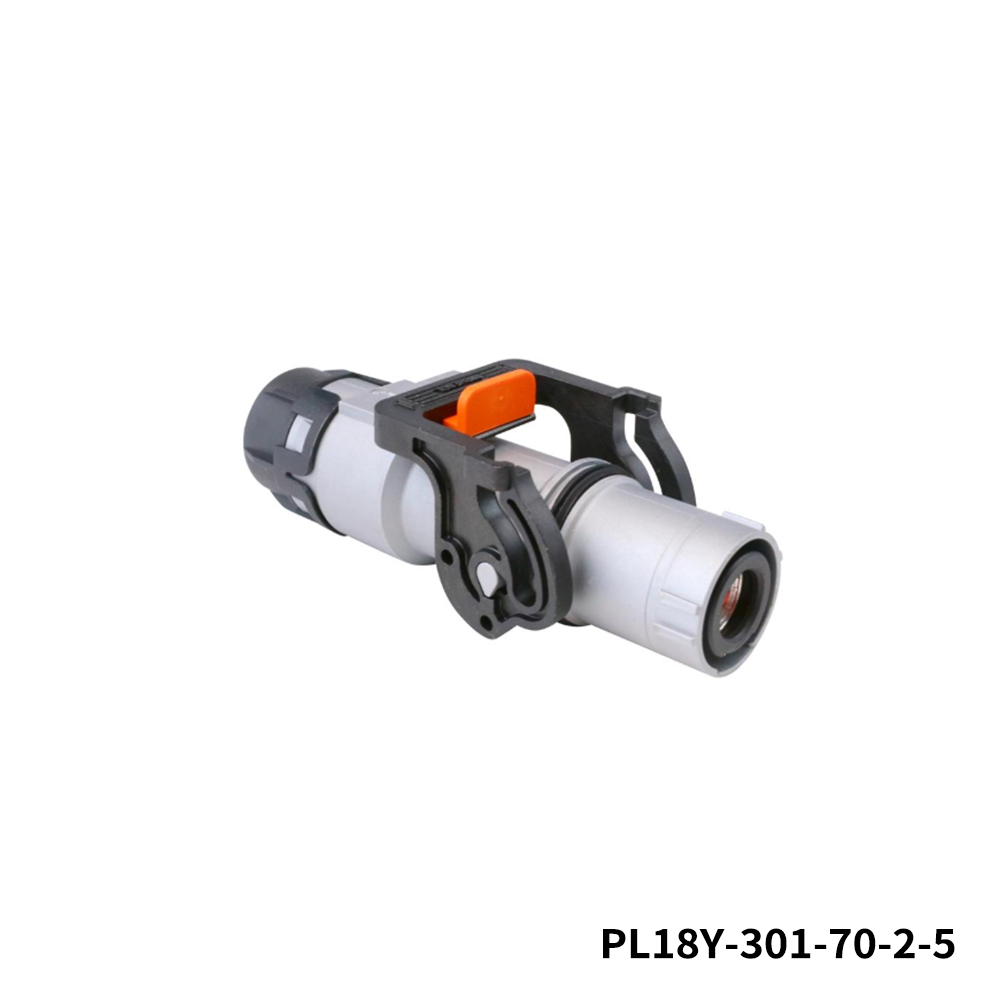 Amphenol Technical Products PL18Y-301-70-2-5  EV Connectors POWLOK 10MM G2 1POS STR PLUG