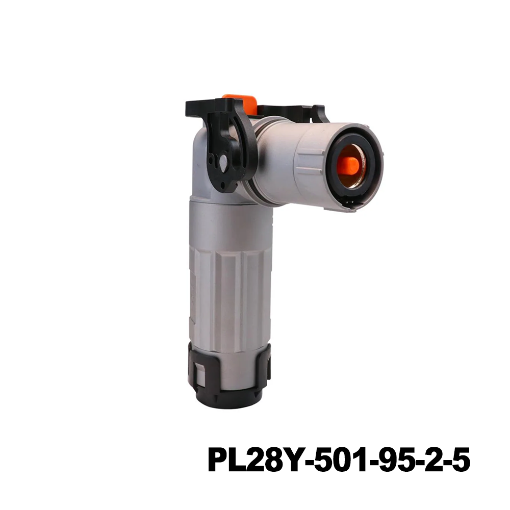 Amphenol Technical Products PL28Y-501-95-2-5 EV Connectors POWERLOK 14MM G2 1POS 90D PLUG