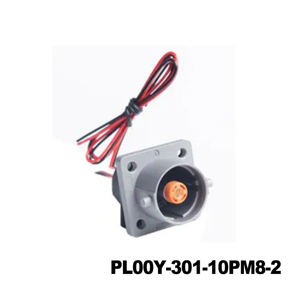 Amphenol Technical Products PL00Y-301-10PM8-2 EV Connectors POWERLOK 10MM G2 1POS RCPT FLA
