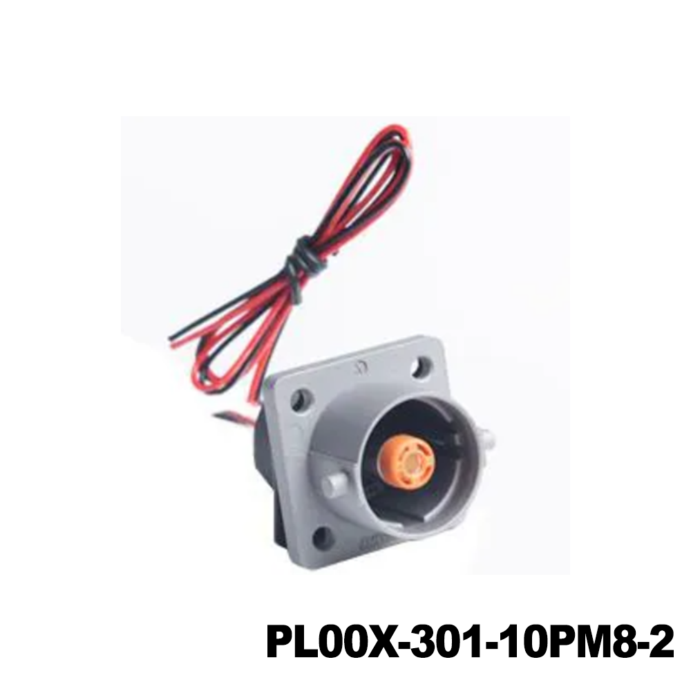 Amphenol Technical Products PL00X-301-10PM8-2 EV Connectors POWERLOK 10MM G2 1POS RCPT FLA
