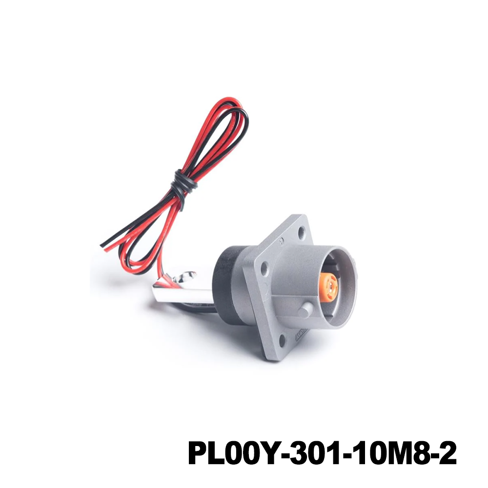 Amphenol Technical Products PL00Y-301-10M8-2 EV Connectors POWERLOK 10MM G2 1POS RCPT FLA