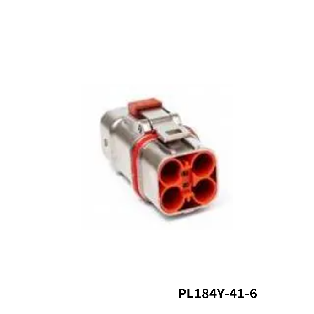 Amphenol Technical Products PL184Y-41-6 EV Connectors 4,0MM 4 WAY PLG STRT FOR 6MM2 Y KEY