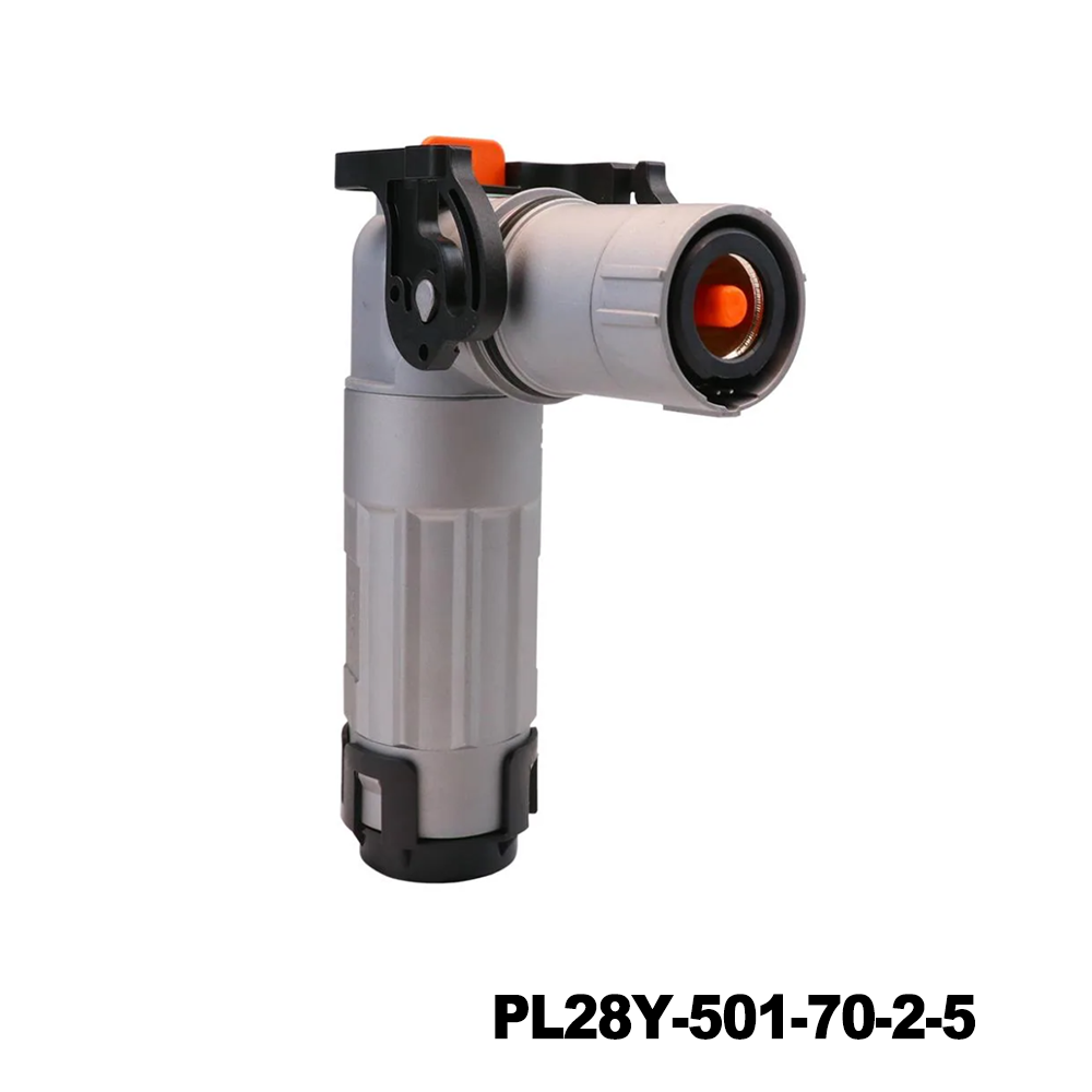 Amphenol Technical Products PL28Y-501-70-2-5 EV Connectors POWERLOK 14MM G2 1POS 90D PLUG