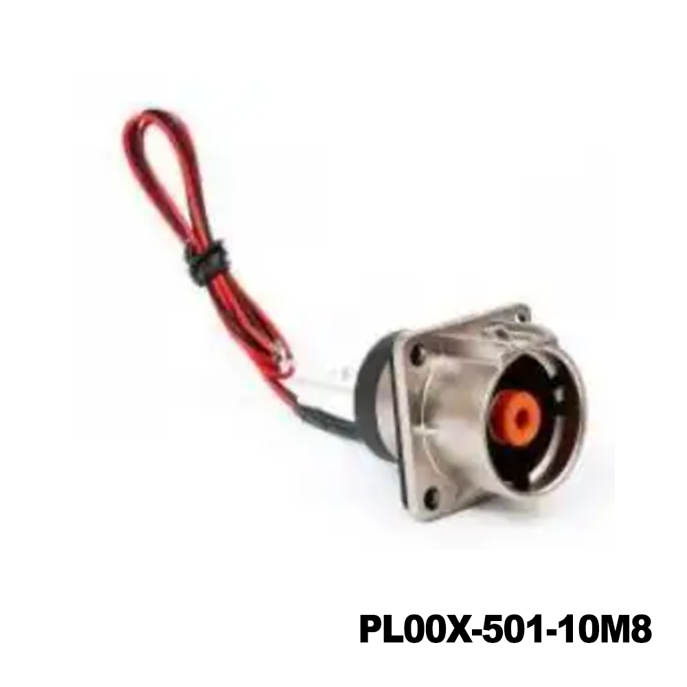 Amphenol Technical Products PL00X-501-10M8 EV Connectors 14.0MM POWERLOK SINGLE WAY RECEPTACLE M8 BUSBAR HOLE X KEY WITH HVIL