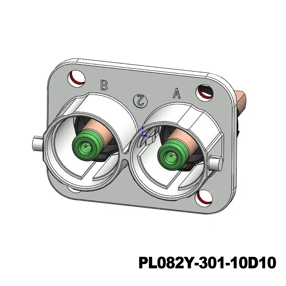Amphenol Technical Products PL082Y-301-10D10 EV Connectors 10MM 2 WAY RCP D10 BUSBAR HOLE Y KEY