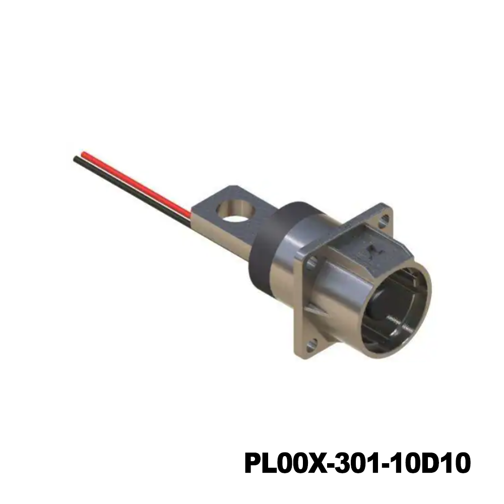 Amphenol Technical Products PL00X-301-10D10 EV Connectors 10MM SNG WAY RCPT X CODE D10 BB HOLE