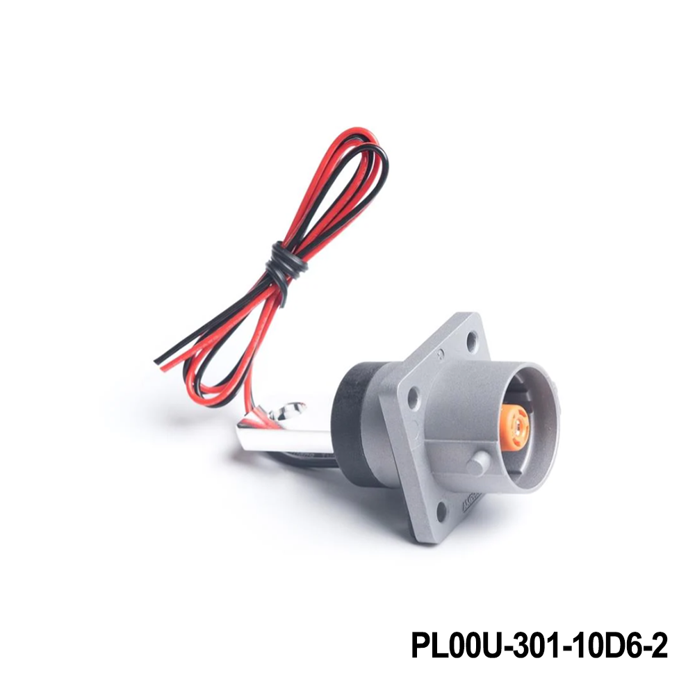 Amphenol Technical Products PL00U-301-10D6-2 EV Connectors POWERLOK 10MM G2 1POS RCPT FLAT BUSBAR D6 HOLE U KEYING WITH HVIL