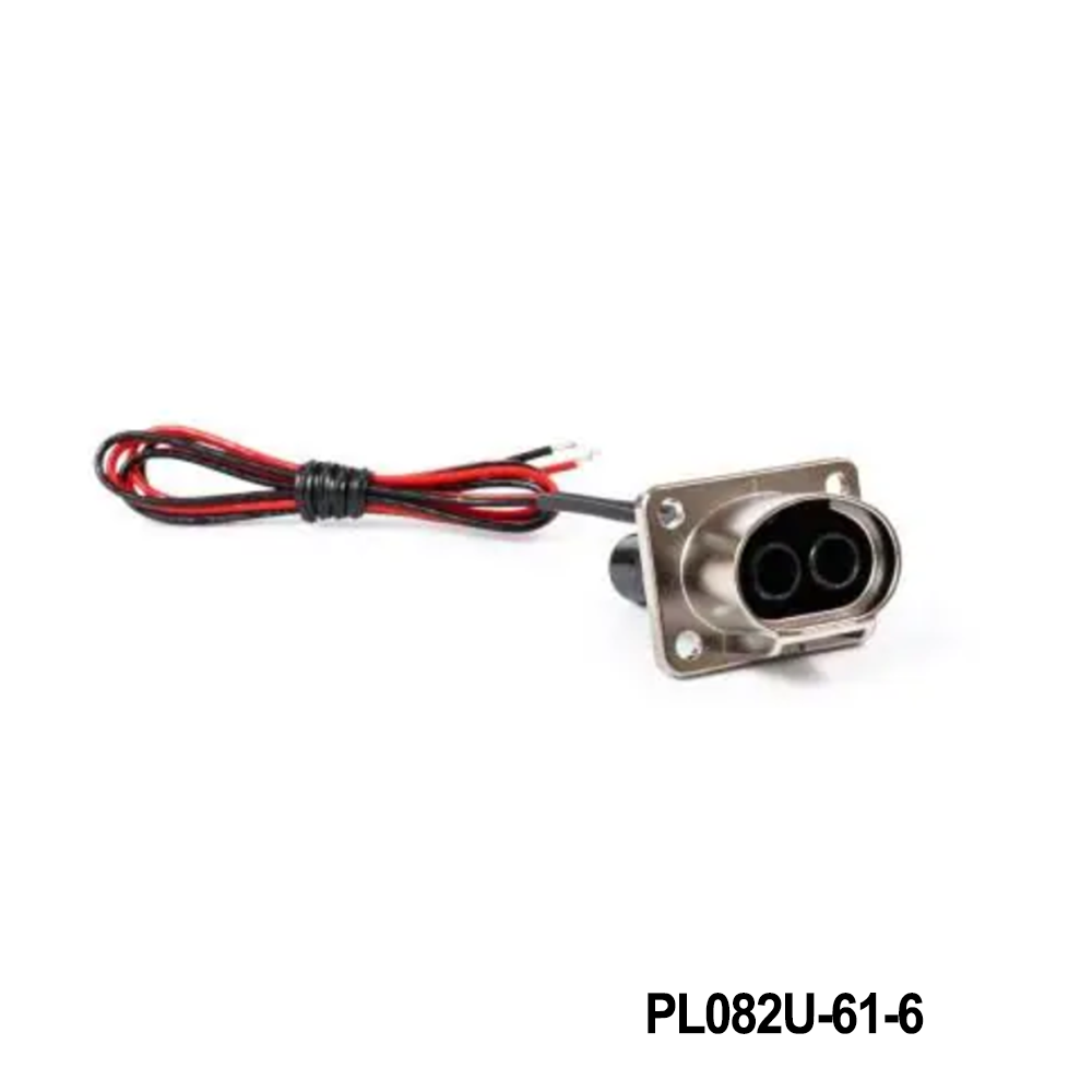 Amphenol Technical Products PL082U-61-6 EV Connectors 4,0MM 2 WAY RCPT FOR 6M2 U KEY