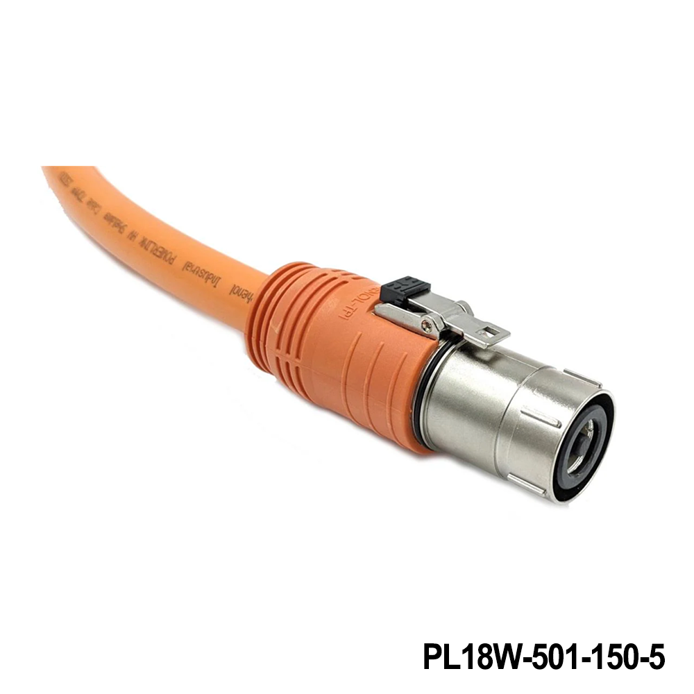 Amphenol Technical Products  PL18W-501-150-5 EV Connectors 14MM POWERLOK SINGLE WAY PLUG STRAIGHT FOR 150MM W KEY WITH HVIL