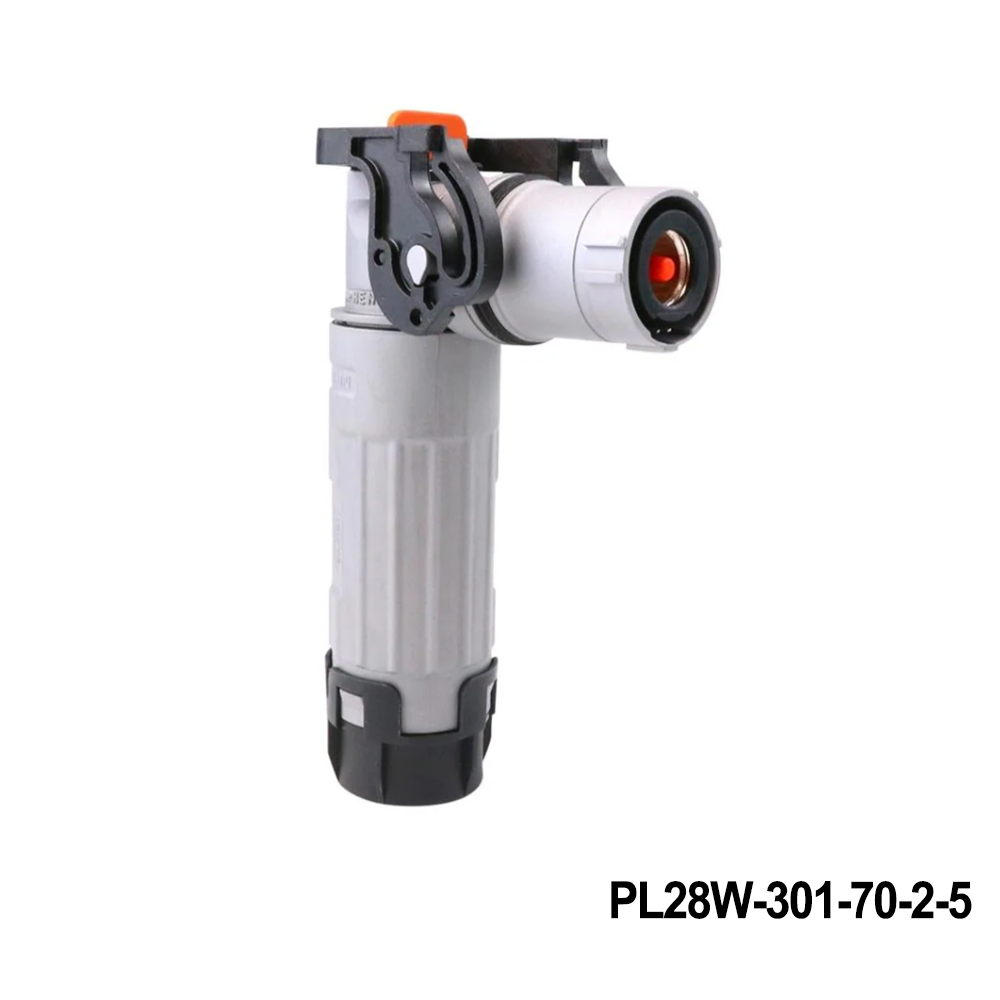 Amphenol Technical Products PL28W-301-70-2-5 EV Connectors POWLOK 10MM G2 1POS 90D PLUG