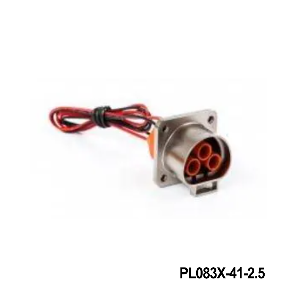 Amphenol Technical Products PL083X-41-2.5 EV Connectors 4.0MM POWERLOK 3 WAY RECEPTACLE FOR 2.5MM X KEY WITH HVIL
