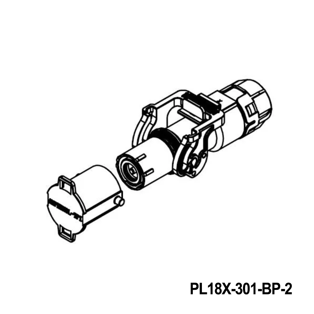 Amphenol Technical Products PL18X-301-BP-2 EV Connectors POWERLOK 10MM G2