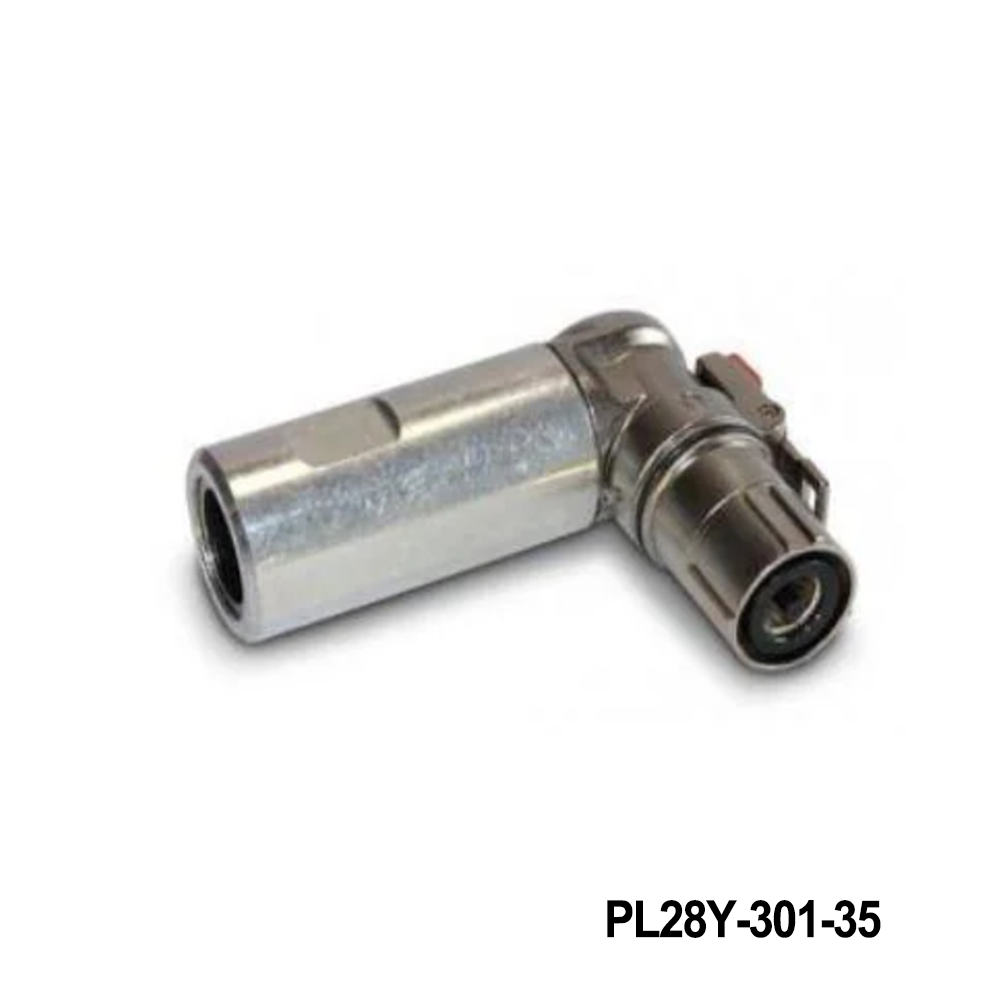 Amphenol Technical Products PL28Y-301-35 EV Connectors 10MM POWERLOK SINGLE WAY PLUG R/A FOR 35MM Y KEY WITH HVIL