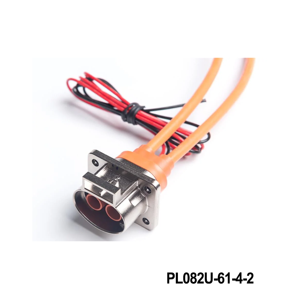 Amphenol Technical Products PL082U-61-4-2 EV Connectors POWERLOK 4.0MM G2 2POS RECEPTACLE FOR 4.0MM U KEYING WITH HVIL