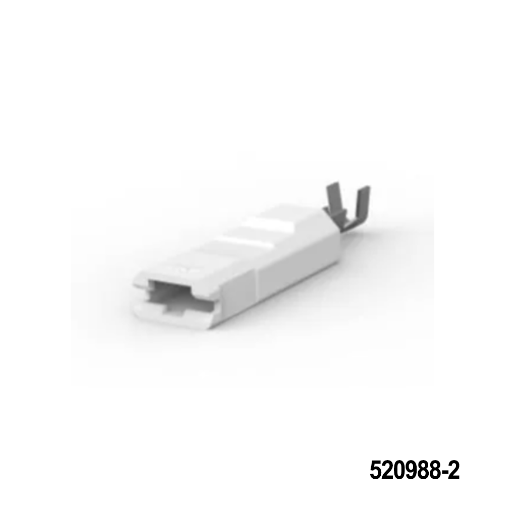 TE Connectivity / AMP 520988-2 Terminals RCPT 18-22 .250 TIN Reel of 2000