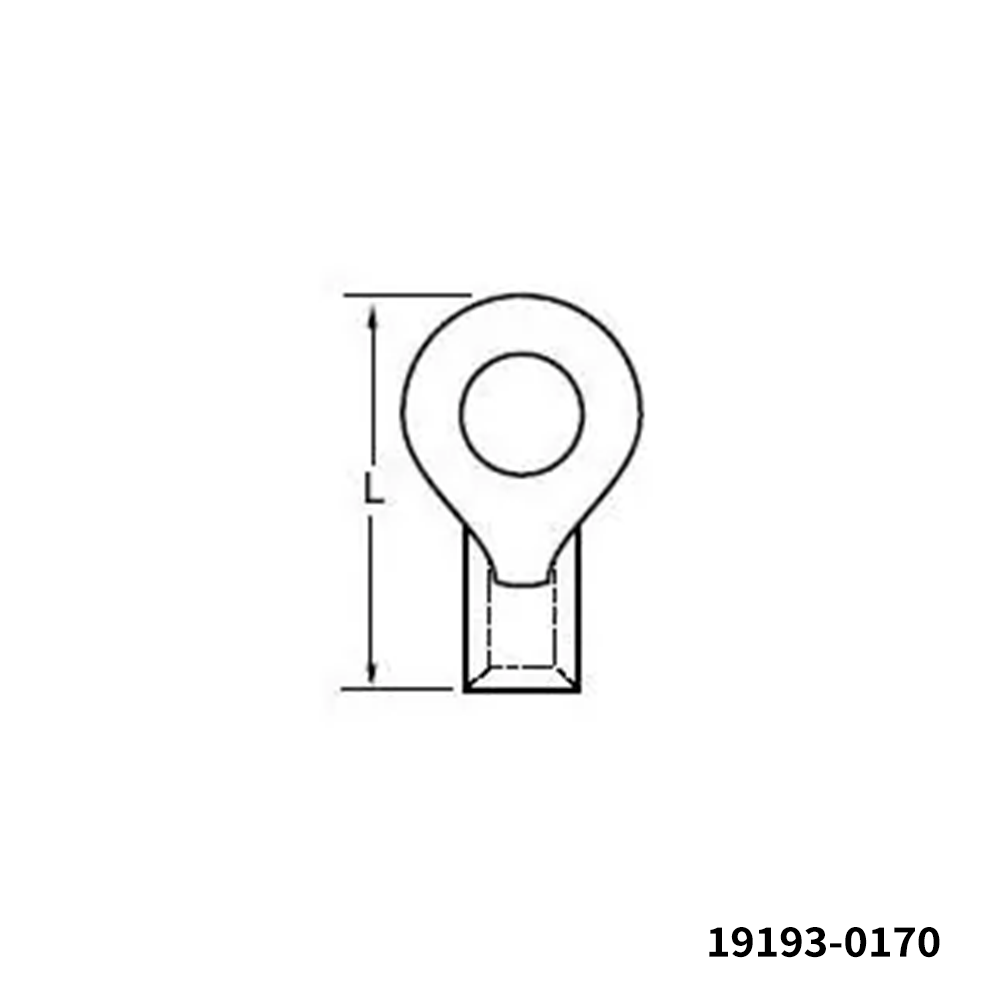 Molex 19193-0170 Terminals D-351-38T RING VERSA KRIMP TAPE DBL SPACE