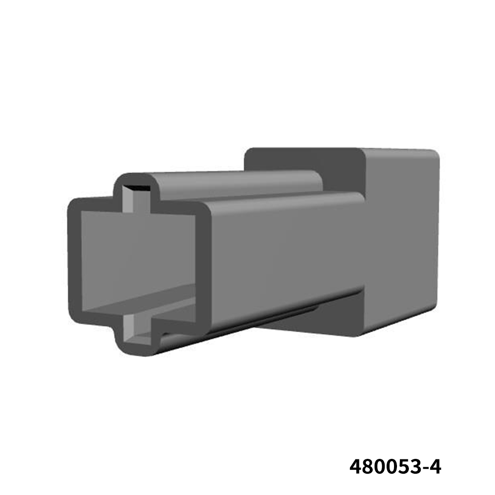 TE Connectivity 480053-4 Terminals SINGLE CIR TAB BLK