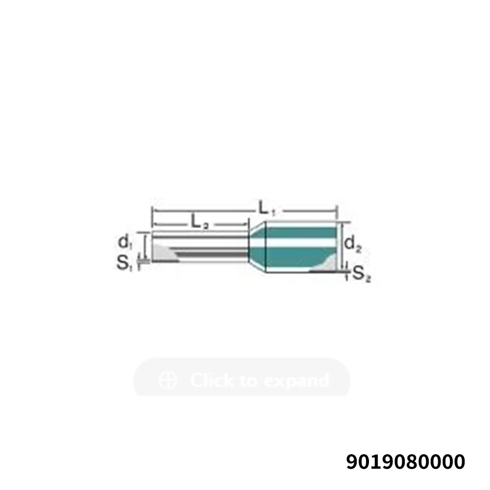 Weidmuller 9019080000 Terminals H 1/14D RED PACK OF 500