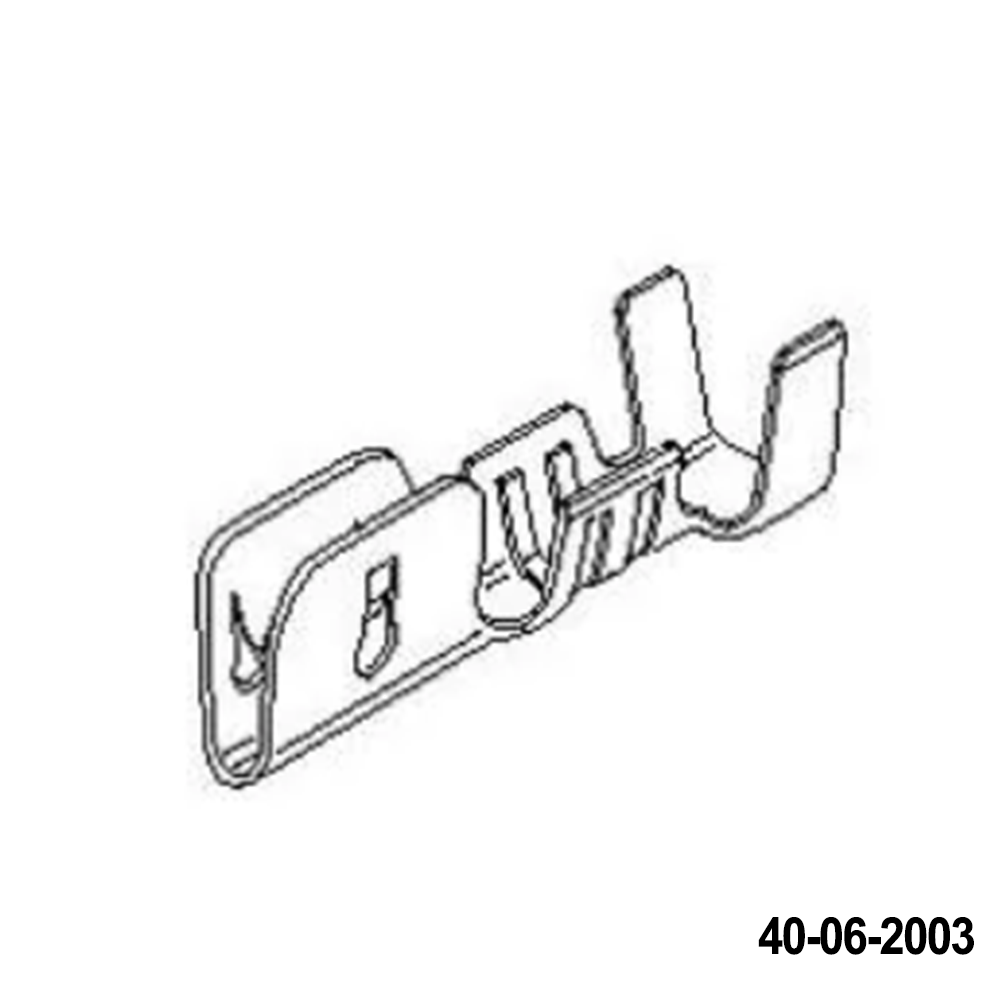 Molex 40-06-2003 Terminals Ground Term Clip