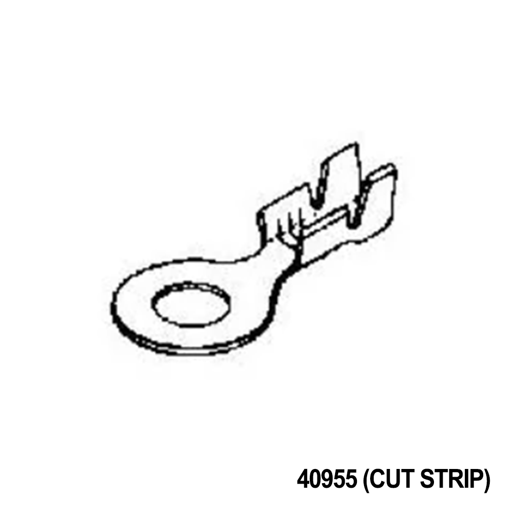 TE Connectivity / AMP 40955 (CUT STRIP) Terminals RING IS 20-16 Cut Strip of 100