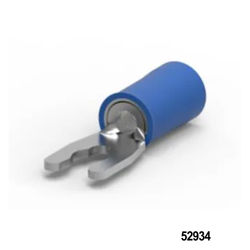 TE Connectivity 52934 Terminals NYL-FORK 16-14 BLU #6 M3+