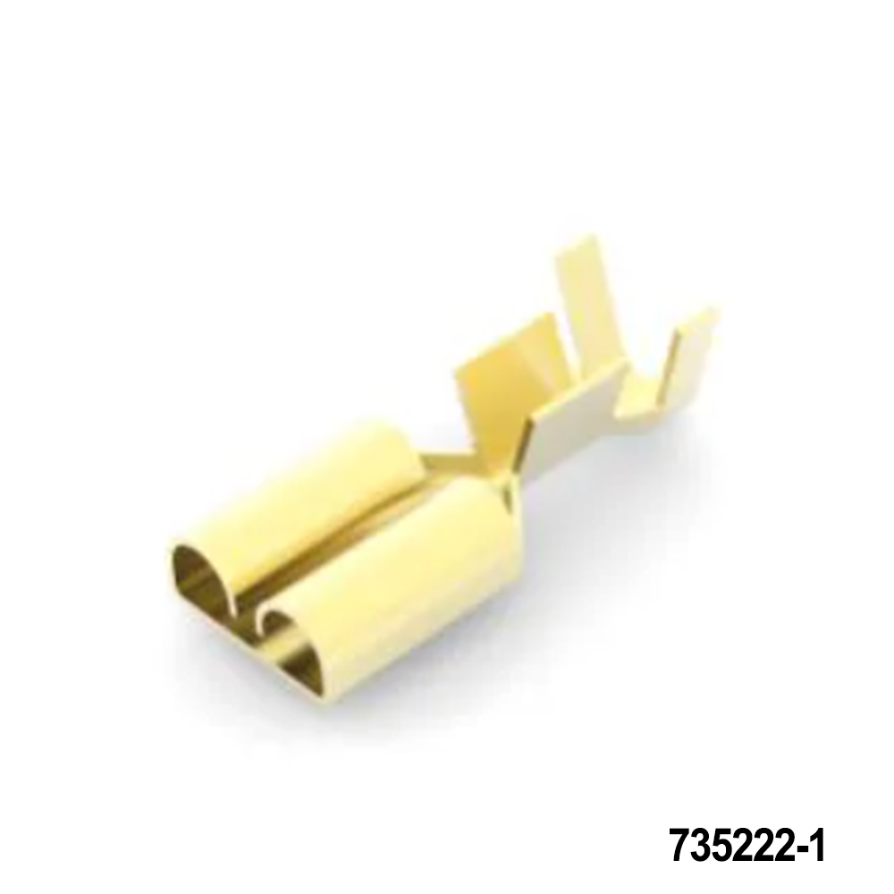 TE Connectivity / AMP 735222-1 Terminals .250 FASTIN-ON REC.