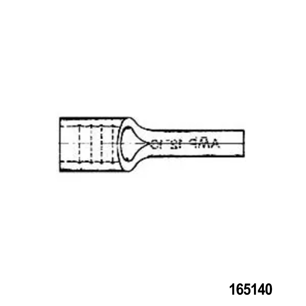 TE Connectivity 165140 Terminals TERM WIRE PIN 22-16 AWG