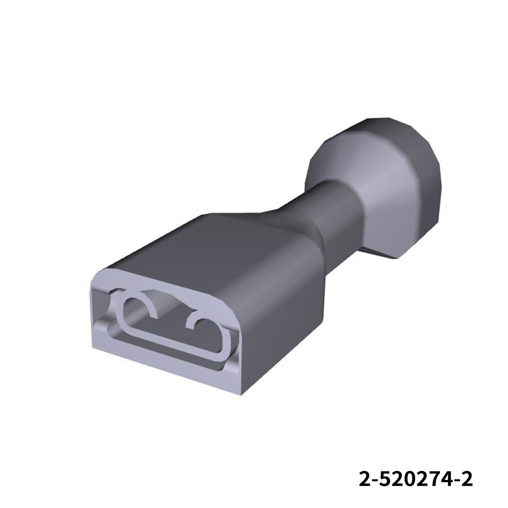 TE Connectivity / AMP 2-520274-2 Terminals .187 FASTON