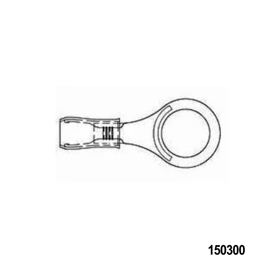 TE Connectivity 150300 Terminals RING 22-16AWG M8