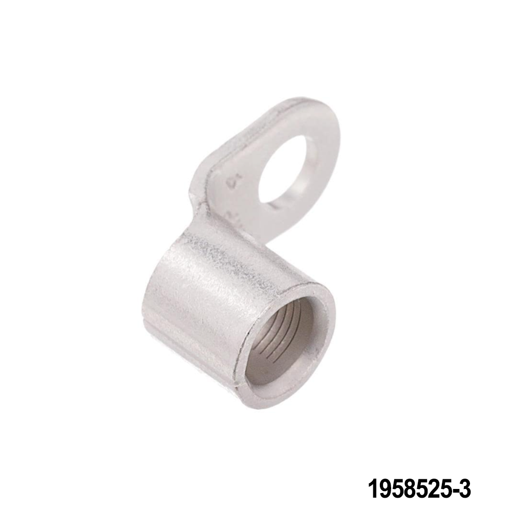 TE Connectivity 1958525-3 Terminals STRATO, R, HR, 4, M6(1/4), NIPL, 90 BEND