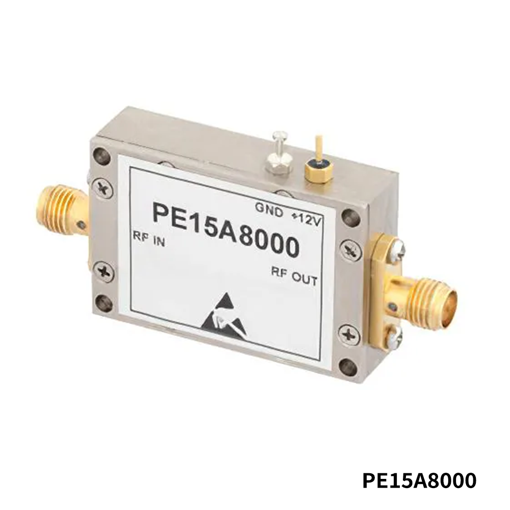 Pasternack PE15A8000 RF Amplifier 23 dBm P1dB, 50 MHz to 4 GHz, Gain Block Amplifier, 26 dB Gain, 35 dBm IP3, 5 dB NF, SMA