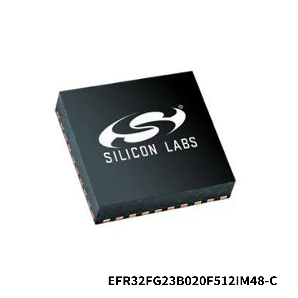Silicon Labs EFR32FG23B020F512IM48-C RF System on a Chip - SoC FG23, Sub-GHz, 512kB Flash, 64kB RAM, +20 dBm, Secure Vault-High, +125C, QFN48